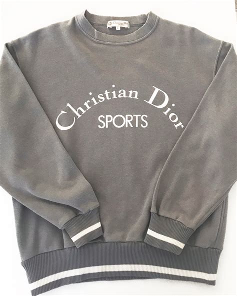 christian dior sports sweatshirt vintage|vintage Christian Dior sweatshirt.